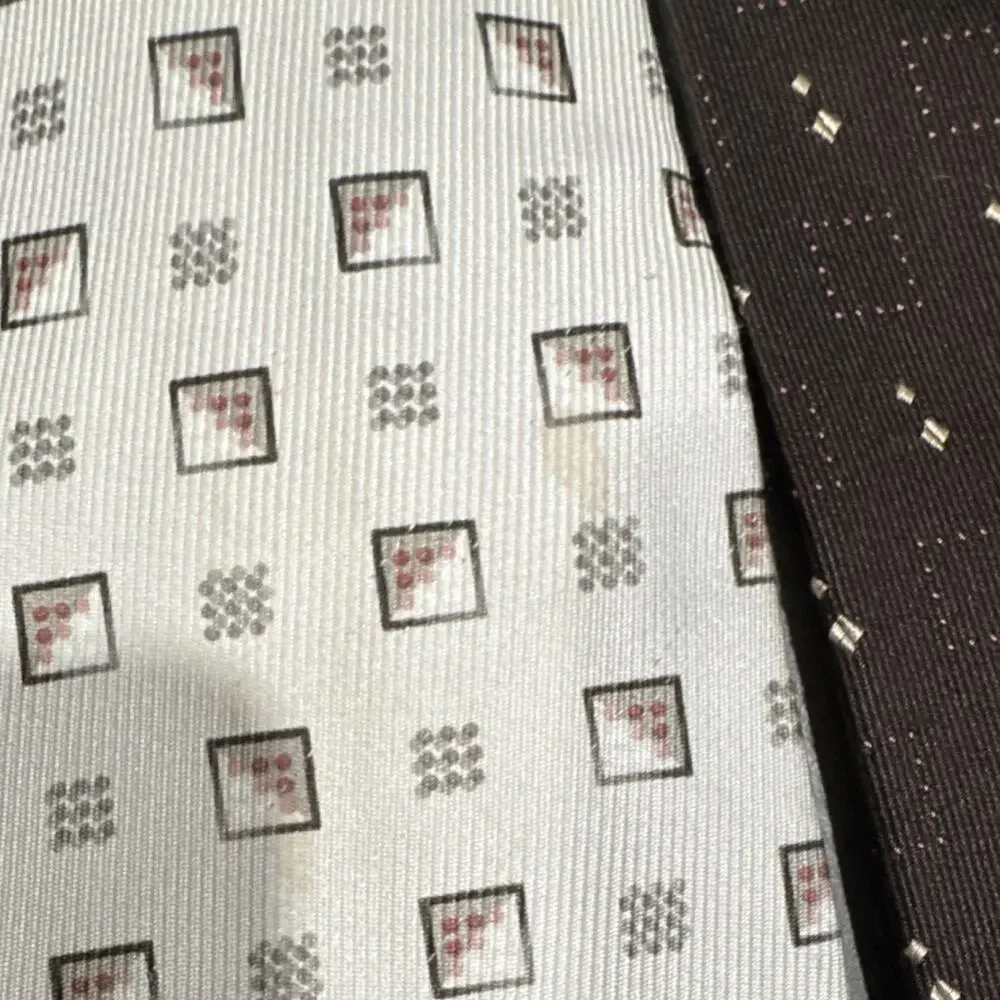 Ermenegildo Zegna 100% Silk Tie Lot of 5 Made in Italy Designer Neckties